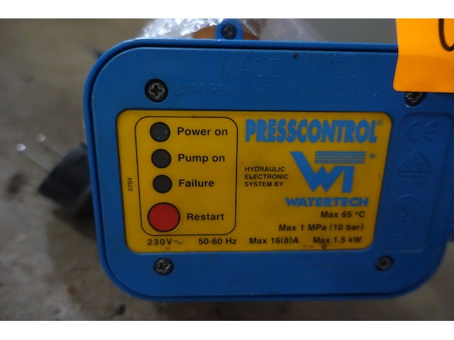 Presscontrol pomp watertech - afbeelding 4 van  4