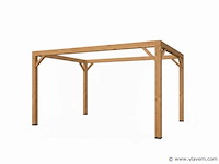 Prieel met schaduwdoek