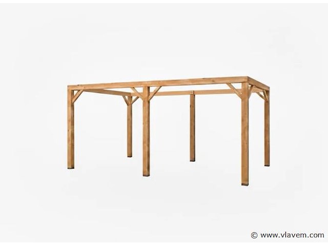 Prieel met schaduwdoek - afbeelding 2 van  2