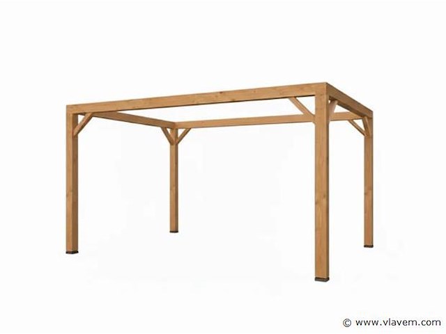 Prieel met schaduwdoek - afbeelding 2 van  2