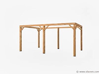 Prieel met schaduwdoek - afbeelding 2 van  2