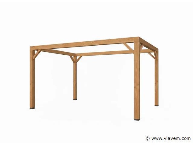 Prieel met schaduwdoek - afbeelding 1 van  2