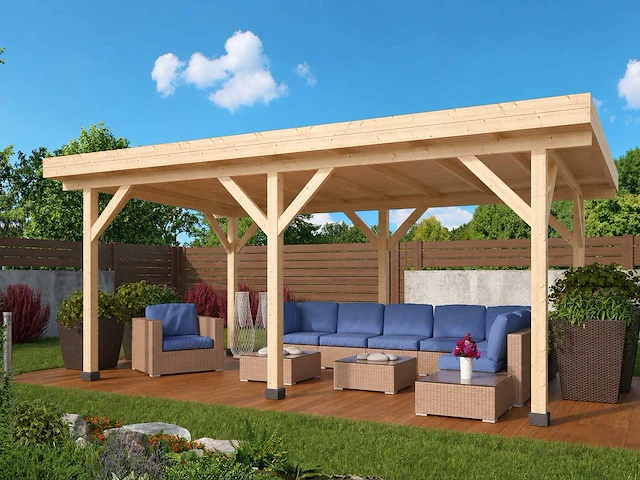 Prieel modern excellent rechthoek 592x340x225cm - afbeelding 1 van  7