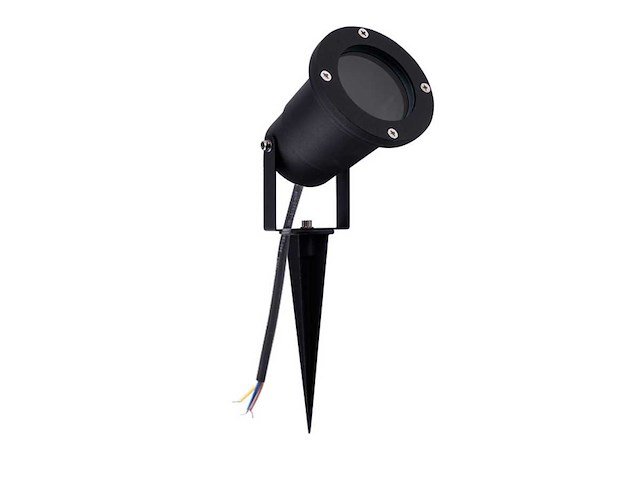 Prikspot aluminium gu10 fitting zand zwart waterdicht(10x) - afbeelding 2 van  7