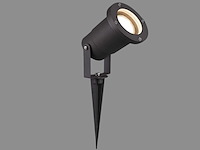 Prikspot aluminium gu10 fitting zand zwart waterdicht(10x) - afbeelding 4 van  7