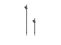 Prikspot tuinlamp gu10 fitting 60cm zwart draaibaar waterdicht(6x) - afbeelding 5 van  12