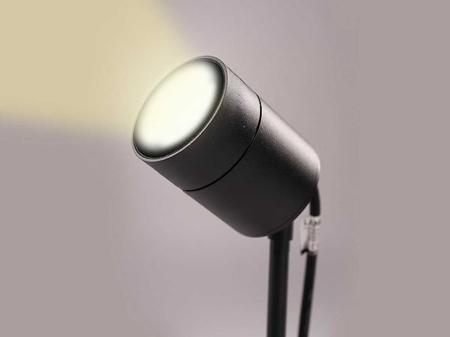 Prikspot tuinlamp gu10 fitting zand zwart draaibaar waterdicht(20x) - afbeelding 7 van  8
