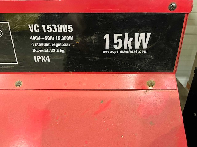 Primae vc153805 heater - afbeelding 4 van  4