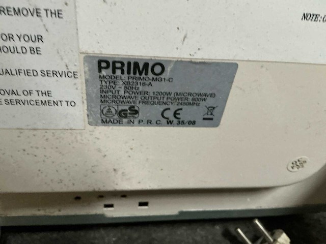 Primo primo-mg1-c magnetron - afbeelding 3 van  3