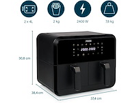 Princess - dubbele friteuse - met heteluchtfunctie en timer - afbeelding 4 van  5