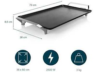 Princess 103120 plancha - premium xxl chef table (x2) - afbeelding 7 van  8