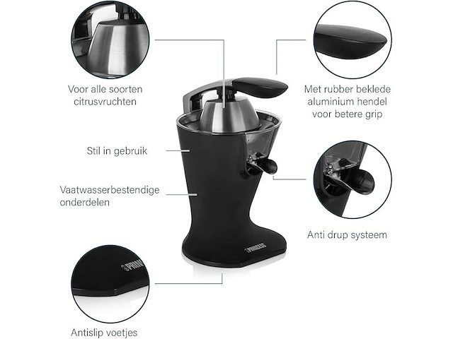 Princess electrische citruspers - afbeelding 3 van  6