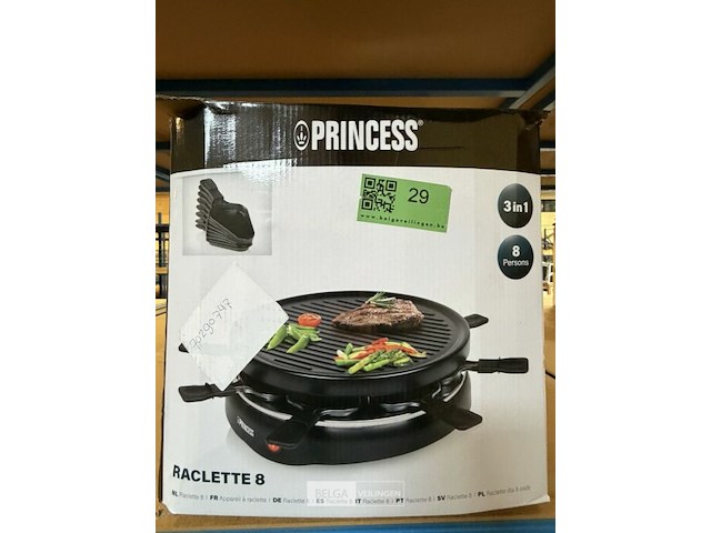 Princess gourmette raclette 8p - afbeelding 1 van  3