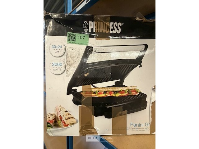 Princess panini grill - afbeelding 1 van  1