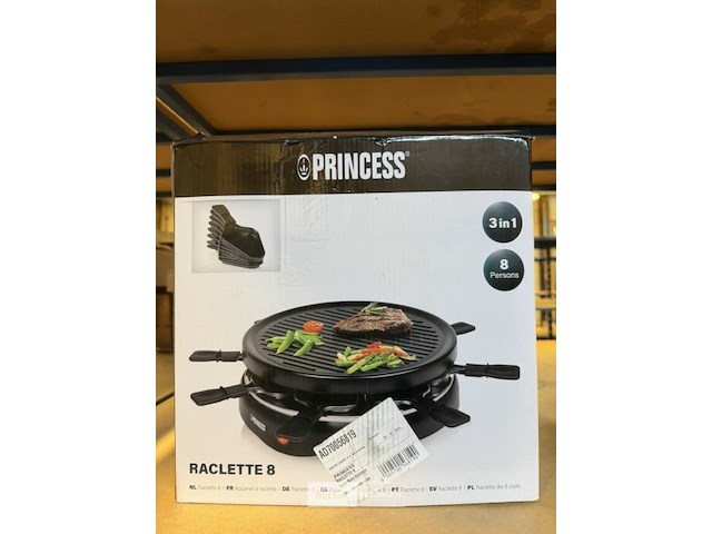 Princess raclette 8p - afbeelding 1 van  1