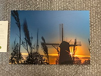 Print “windmill at sunset” - afbeelding 2 van  3