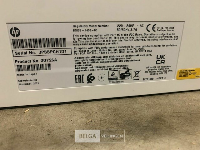 Printer hp 3 6y 26a - afbeelding 3 van  3