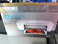 Printer, hp, deskjet 1110, met kabels, werking niet gekend - afbeelding 3 van  3