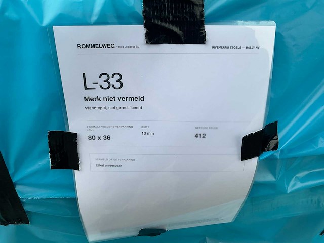 Prismacer wandtegel (412x) - afbeelding 2 van  3