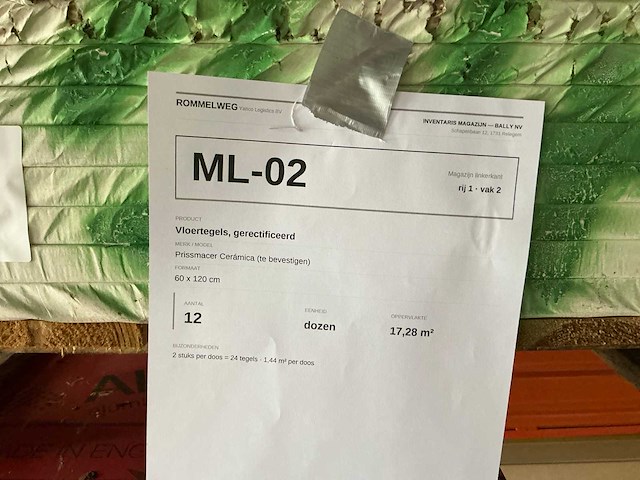 Prissmacer vloertegel (24x) - afbeelding 3 van  3
