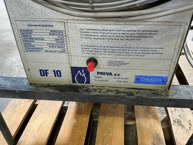Priva df10 petroleumheater - afbeelding 5 van  7