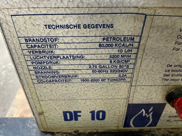Priva df10 petroleumheater - afbeelding 6 van  7