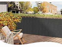 Privacy schaduwnet voor hek 1 x 15 m, 280 g/m², hdpe