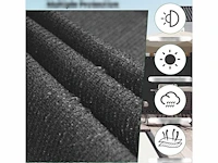 Privacy schaduwnet voor hek 1 x 15 m, 280 g/m², hdpe - afbeelding 3 van  3