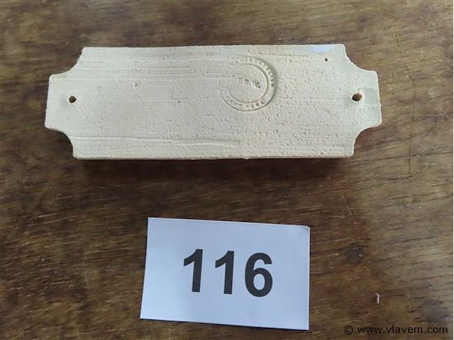 Privé 15x5,5cm - afbeelding 2 van  2