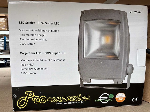 Pro connection 30 w super led bouwlamp (5x) - afbeelding 2 van  2