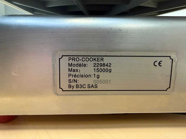 Pro cooker - s-gx - weegschaal - afbeelding 3 van  4