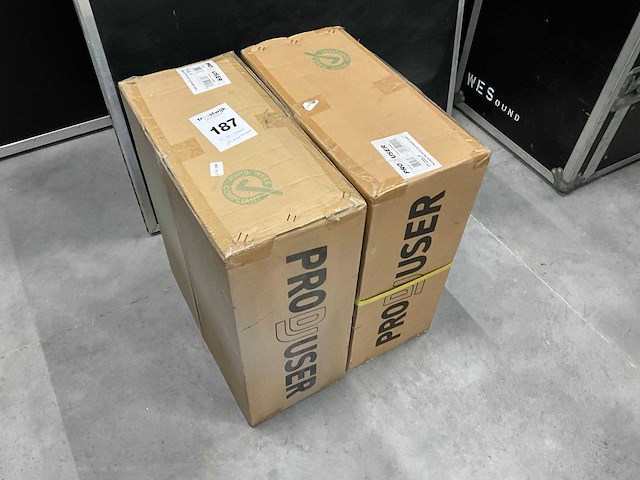 Pro dj user tt1200l-p flightcase platendraaier (2x) - afbeelding 2 van  3