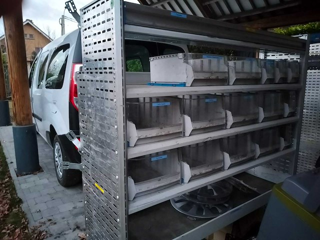 Pro metalen kast voor bedrijfsvoertuigen met 15 bakken - afbeelding 1 van  5