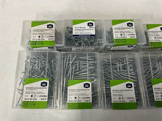 Pro one diverse schroeven (14x) - afbeelding 2 van  5