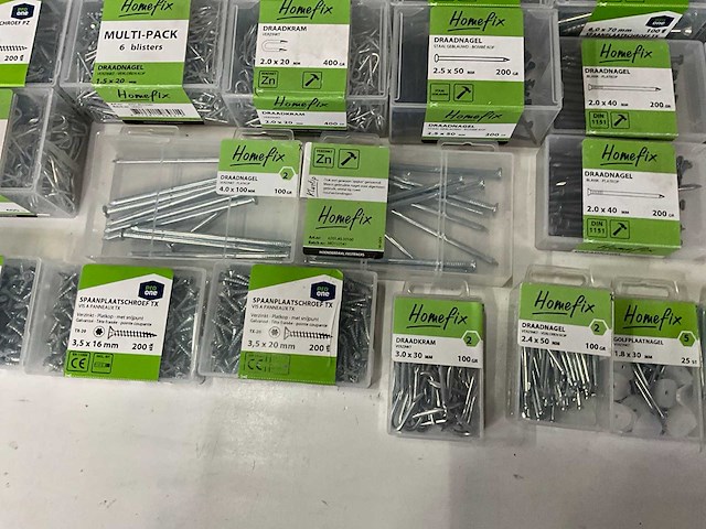 Pro one & homefix mix kavel diverse bevestigingsmaterialen (31x) - afbeelding 5 van  10