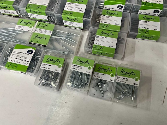Pro one & homefix mix kavel diverse bevestigingsmaterialen (31x) - afbeelding 9 van  10