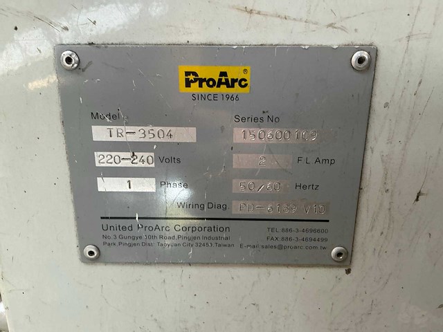 Proarc tr-3504 las rotator - afbeelding 3 van  11