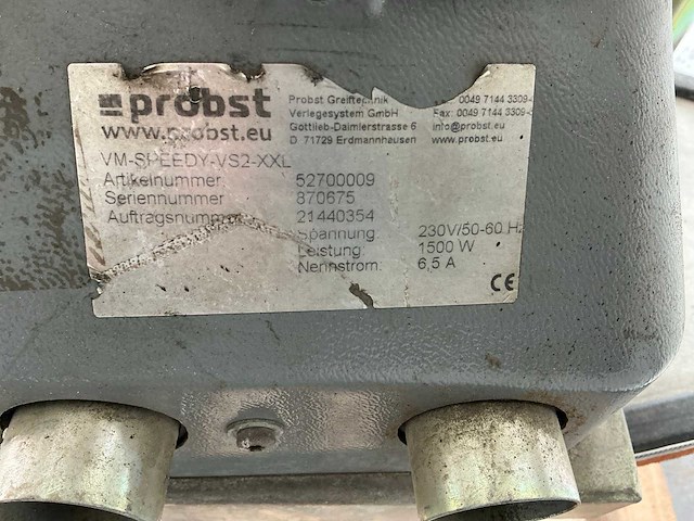 Probst vm-speedy-vs-xxl vacuümheffer - afbeelding 4 van  8