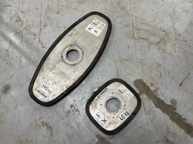 Probst zuigplaat (2x) - 140 en 40 kg - afbeelding 1 van  4