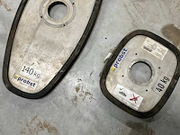 Probst zuigplaat (2x) - 140 en 40 kg - afbeelding 2 van  4