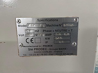 Prodecor fac m1 stokbroodmachine - afbeelding 6 van  7