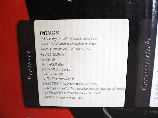 Proel boxen set - afbeelding 3 van  4