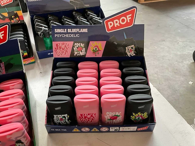 Prof blueflame aanstekers in display - afbeelding 4 van  7