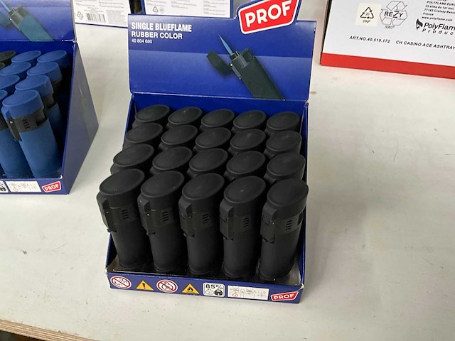 Prof diverse aanstekers in display (116x) - afbeelding 4 van  7