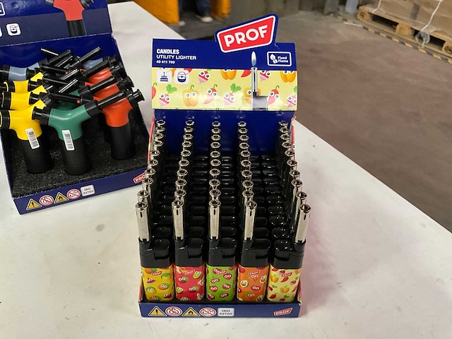 Prof diverse aanstekers in display (287x) - afbeelding 7 van  7