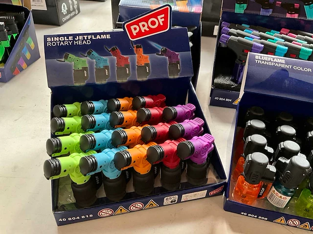 Prof easy torch & jetflame aanstekers in display - afbeelding 4 van  7