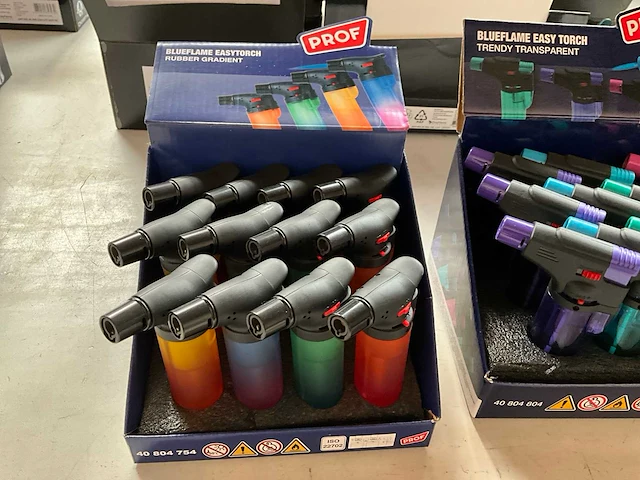 Prof easy torch & jetflame aanstekers in display - afbeelding 7 van  7
