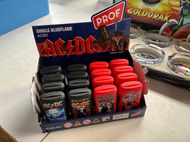 Prof en champ mix kavel rookwaren thema goldorak & ac/dc - afbeelding 3 van  5