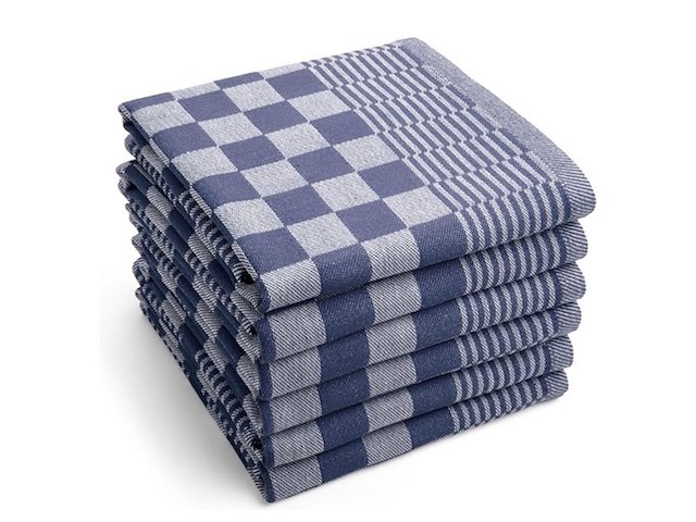 Prof. horeca theedoek - blauw (x12) - afbeelding 1 van  1