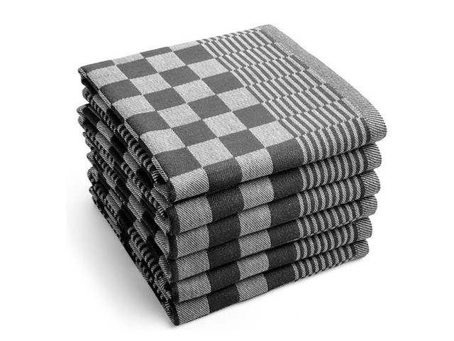 Prof. horeca theedoek - zwart (x12) - afbeelding 1 van  1